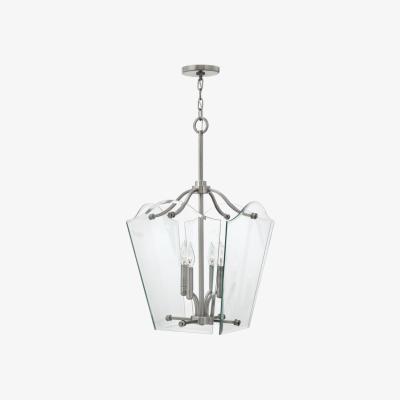 Olivia's Elstead Wingate 4 Light Pendant Polished Antique Nickel / Small