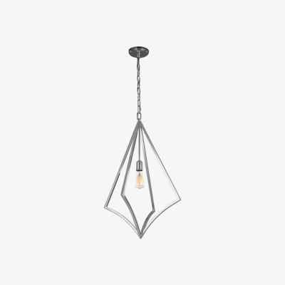 Olivia's Elstead Nico 1 Light Pendant Polished Chrome / Medium