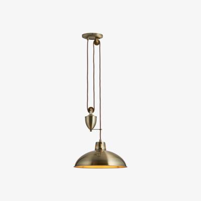 Olivia's Gallery Direct Polka Pendant Light / Antique Brass