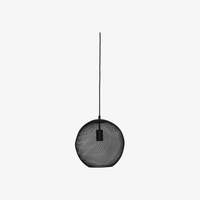 Olivia's Light & Living Reilley Pendant Matt Black / Medium