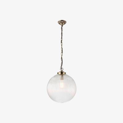Olivia's Gallery Direct Brydon Large Clear Glass Pendant Light