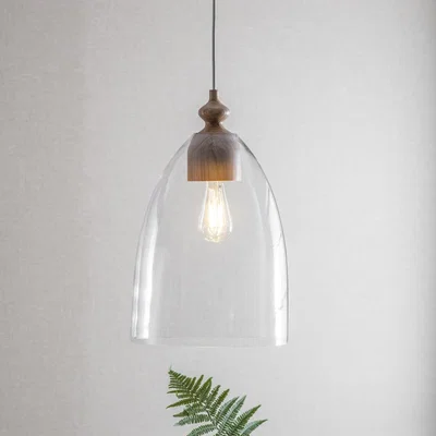 Olivia's Garden Trading Large Bloomsbury Pendant Light in Ash