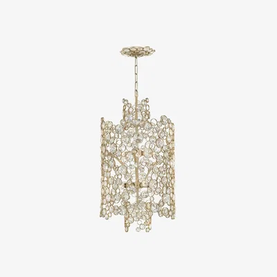 Olivia's Elstead Anya Two Tier Pendant Silver Leaf