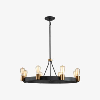 Olivia's Quintiesse Silas 8 Light Pendant SemiFlush