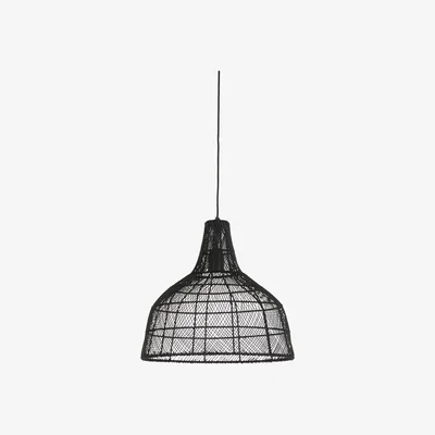 Olivia's Light & Living Kamala Pendant Matt Black / Small