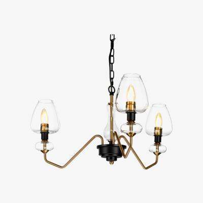 Olivia's Elstead Armand 3 Light Pendant Aged Brass Plated And Charcoal Black Paint