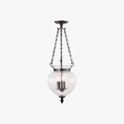 Olivia's Elstead Finsbury Park 3 Light Pendant Old Bronze / Small