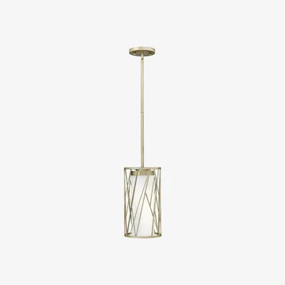 Olivia's Elstead Nest 1 Light Pendant Silver Leaf