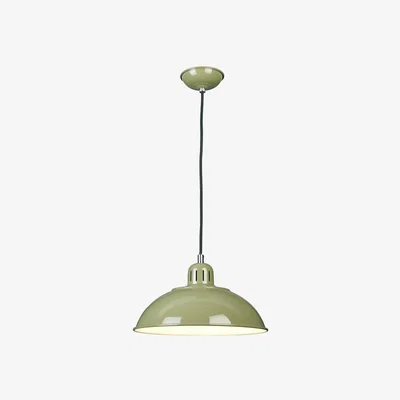 Olivia's Elstead Franklin 1 Light Pendant Green
