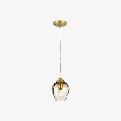 Olivia's Quintessentiale Tiber Brushed Brass Pendant
