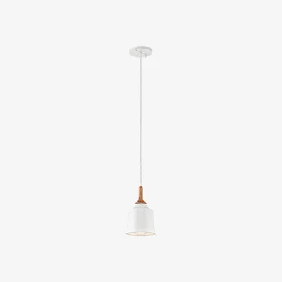 Olivia's Elstead Danika 1 Light Pendant White / Medium