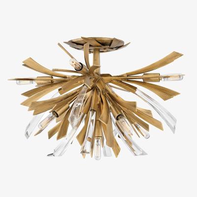 Olivia's Quintiesse Vida 9 Light Semi Flush Light