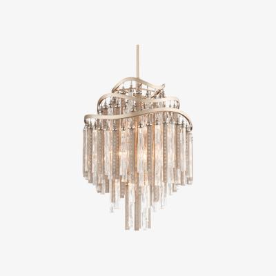 Olivia's Hudson Valley Lighting Chimera Hand-Worked Iron 7lt Pendant