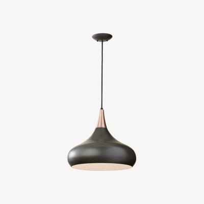 Olivia's Elstead Beso 1 Light Pendant Dark Bronze / Large