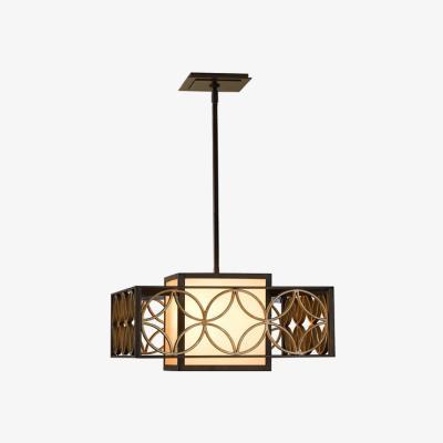 Olivia's Elstead Remy 1 Light Pendant Heritage Bronze and Parissiene Gold Style B