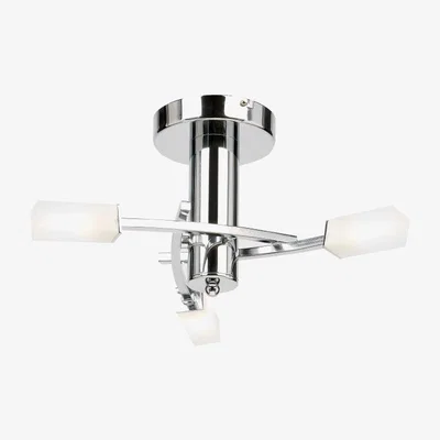 Olivia's Gallery Direct Havana 3 Ceiling Lamp Chrome