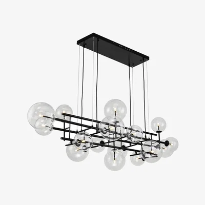 Olivia's Liang & Eimil Icardi Pendant Lamp - Matt Black & Glass