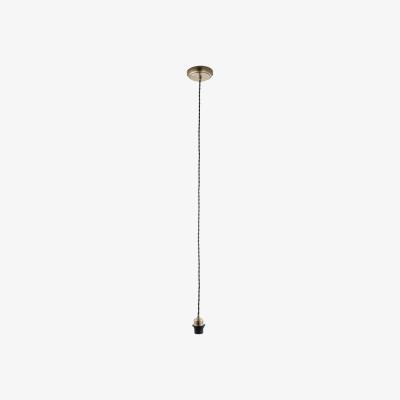 Olivia's Gallery Interiors Cable Pendant Light Set Flex Antique Brass