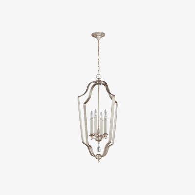 Olivia's Elstead DeWitt 4 Light Pendant Sunrise Silver