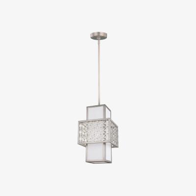 Olivia's Elstead Kenney 1 Light Pendant Sunrise Silver