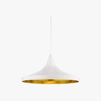 Olivia's Tom Dixon Beat Wide Pendant White / White