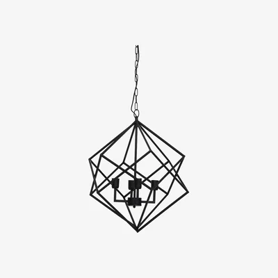 Olivia's Light & Living Drizella Pendant Matt Black