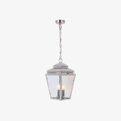 Olivia's Elstead Mansion House 3 Light Pendant Polished Nickel