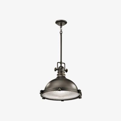 Olivia's Elstead Hatteras Bay 1 Light Pendant Olde Bronze / Large