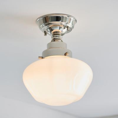 Olivia's Olivia's Isabella Ceiling Light in Brass & Opal Glass