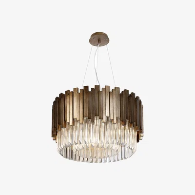Olivia's RV Astley Maive Glass & Gold Tier Ceiling Light