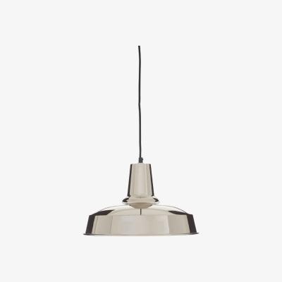 Olivia's Olivia's Soft Industrial Collection - Newby Deep Plate Iron Pendant Light
