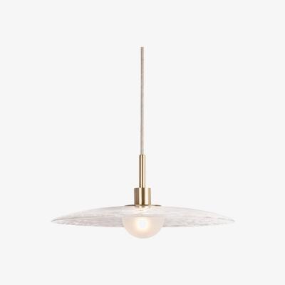 Olivia's Heathfield & Co Cosmo White and Satin Brass Pendant