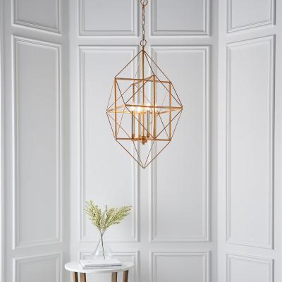 Olivia's Olivia's Tiffany 4 Large Pendant Light in Gold