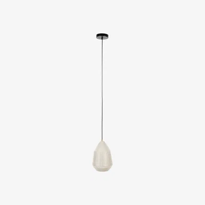 Olivia's Olivia's Nordic Living Collection Ayla Pendant Light in Sand / Tall