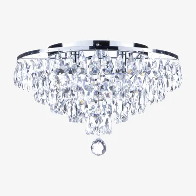 Downtown BHS Elsa 40cm Flush Ceiling Light - Chrome