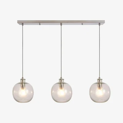 Downtown BHS Alfie Bobble Diner Pendant - Clear