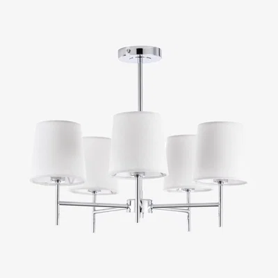 Downtown BHS Mira 5 Light Semi Flush Ceiling Light - Natural