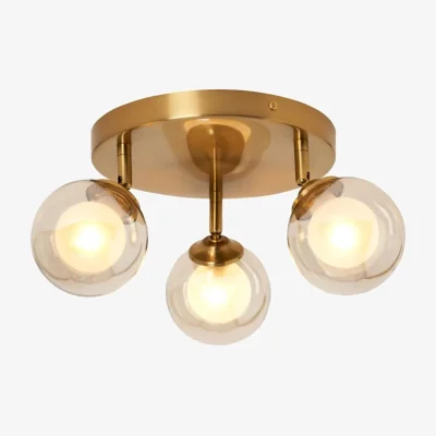 Downtown BHS Vanity 3 Light Spotlight Plate - Satin Brass
