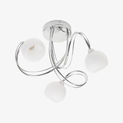 Downtown BHS Soni Small Flush Ceiling Light Chrome