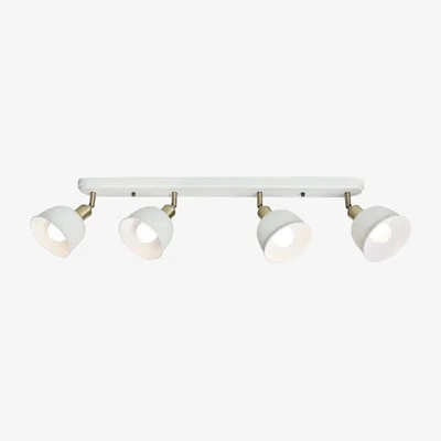 Downtown BHS Dale Galley 4 Light Diner Bar Light - Ivory