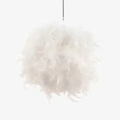 Downtown BHS Plume Feather Ball Ceiling Pendant - Brass