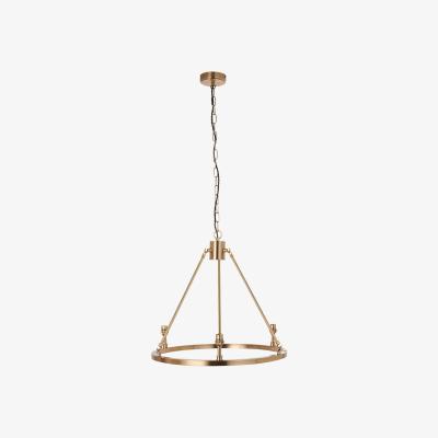 Perch and Parrow Curio 3lt Pendant Aged Brass