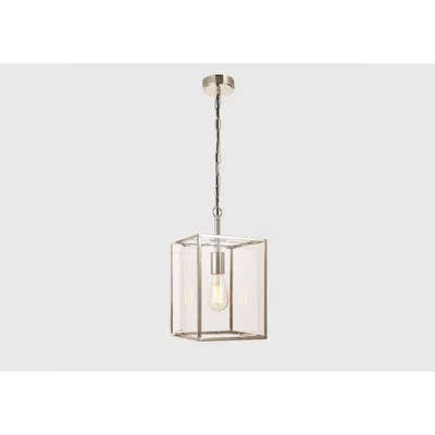 Perch and Parrow Siobhan Small Retro Pendant in Silver