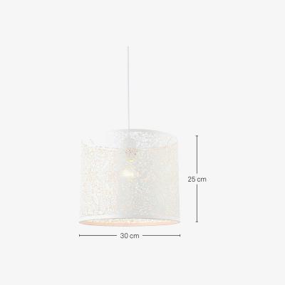 Perch and Parrow Cicero Lamp Shade in Ivory