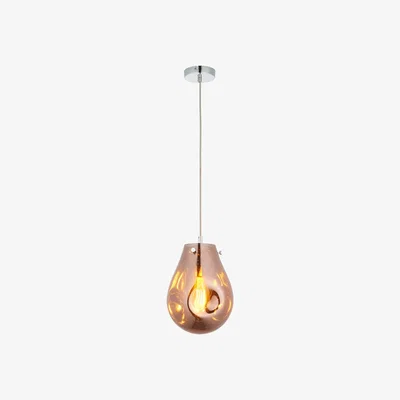 Perch and Parrow Elvera Medium Pendant in Metallic Copper