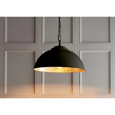 Perch and Parrow Ellen Pendant in Matte Black
