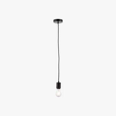 Perch and Parrow Deo Pendant in Matt Black