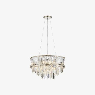 Perch and Parrow Barnwell Tiered Pendant in Warm Brass