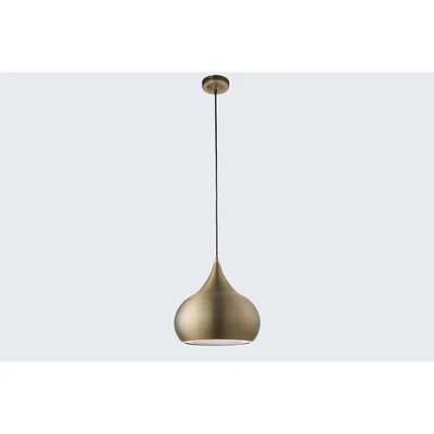 Perch and Parrow Alvaro Antique Brass Pendant