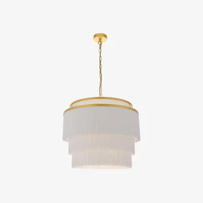 Perch and Parrow Sherry Large Tiered Pendant in Gold